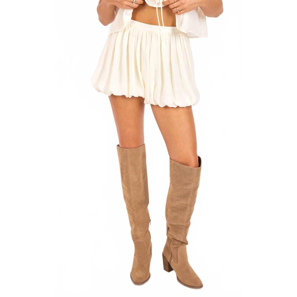 NEW SAGE THE LABEL daydreamer shorts in cream